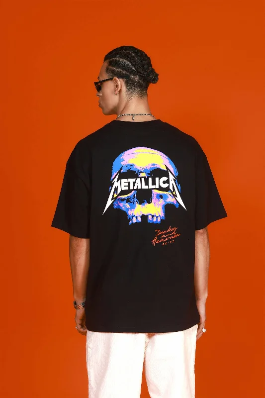 Value Deals Darker And Heavier Metallica Oversized T-shirt