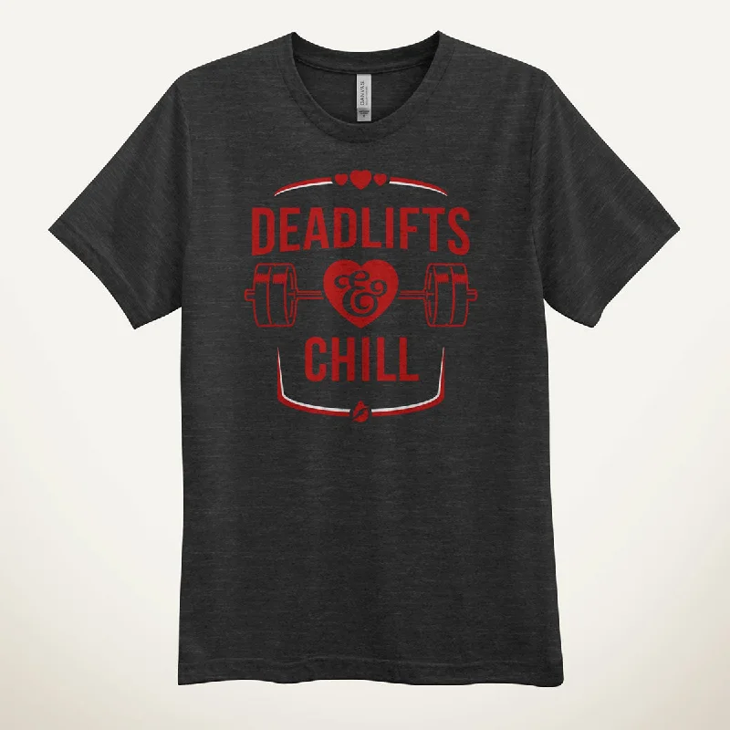 Deadlifts And Chill Men's Triblend T-Shirt