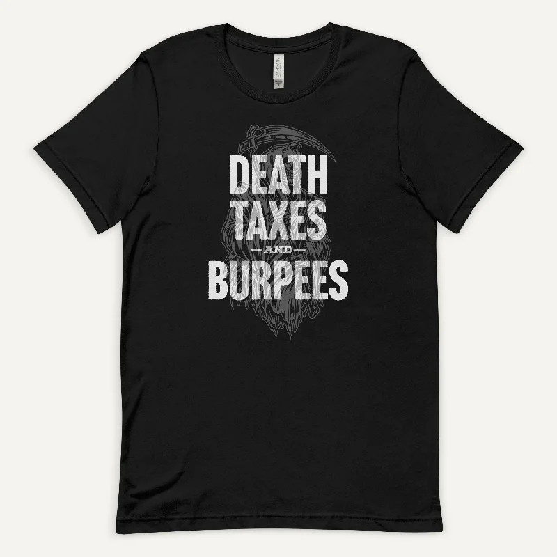 Death Taxes And Burpees Men’s Standard T-Shirt