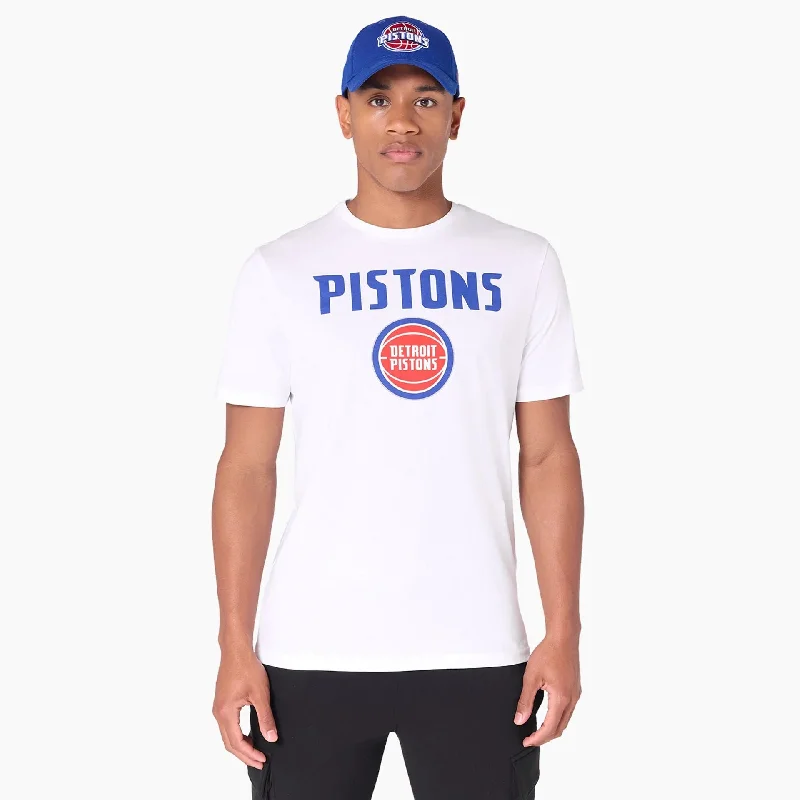 Detroit Pistons NBA White T-Shirt