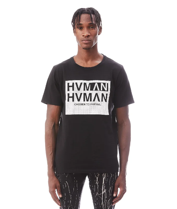 Weekend Specials to Snag Diamond Apllique Logo Tee In Black