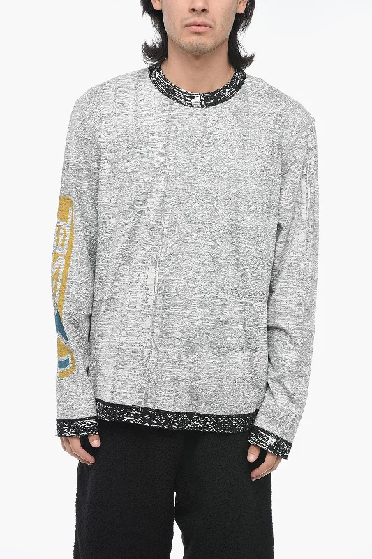 Diesel Printed T-CRANESIDE Long Sleeved T-shirt