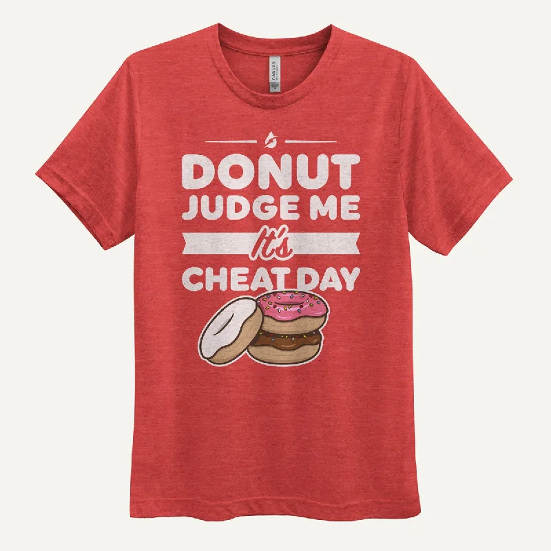 Donut Judge Me It's Cheat Day Men's Triblend T-Shirt