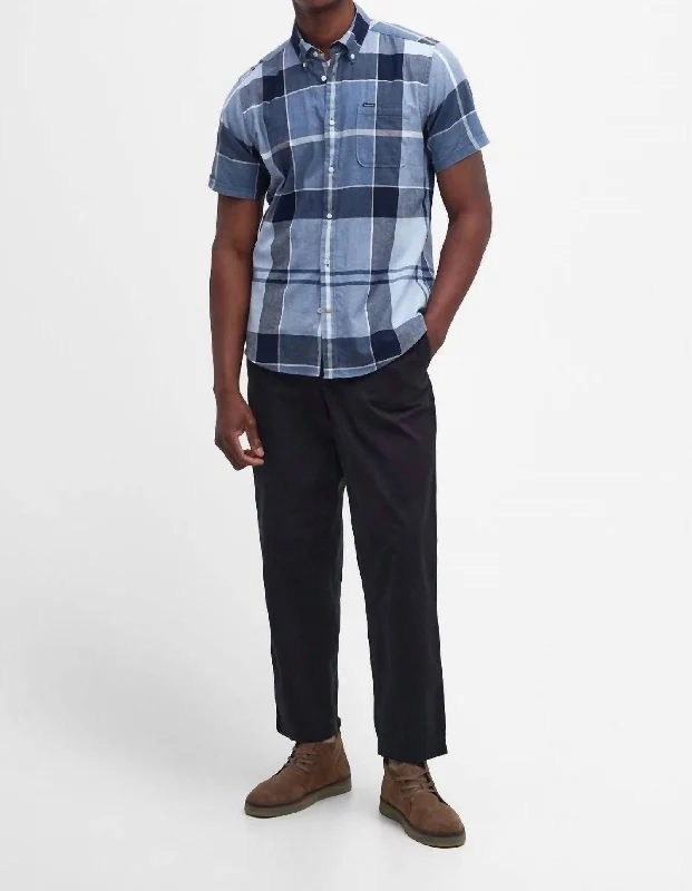 Weekend Shopping Made Better Doughill S/s Shirt In Berwick Blue
