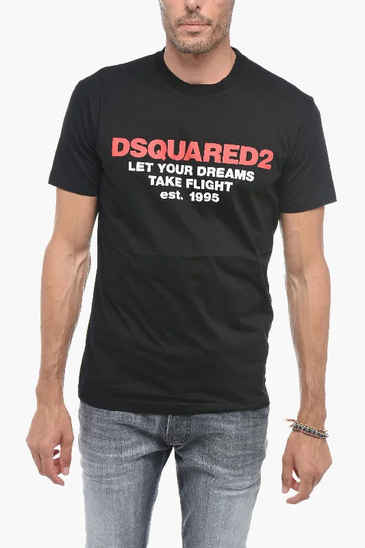 Dsquared2 Crewneck T-shirt with Logo Print