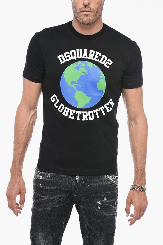 Dsquared2 GLOBETROTTER T-Shirt with Print