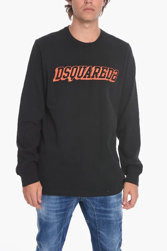 Dsquared2 Long-sleeved T-shirt with Logo Print