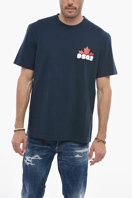 Dsquared2 Loose Fit T-shirt with Logo Print