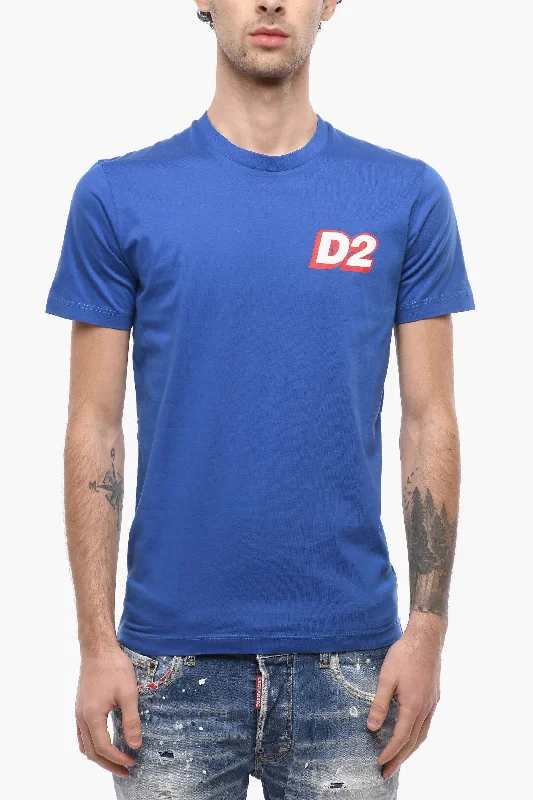 Dsquared2 Plain T-shirt with D2 Print