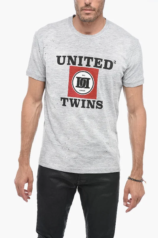 Dsquared2 Printed UNITED TWINS T-shirt