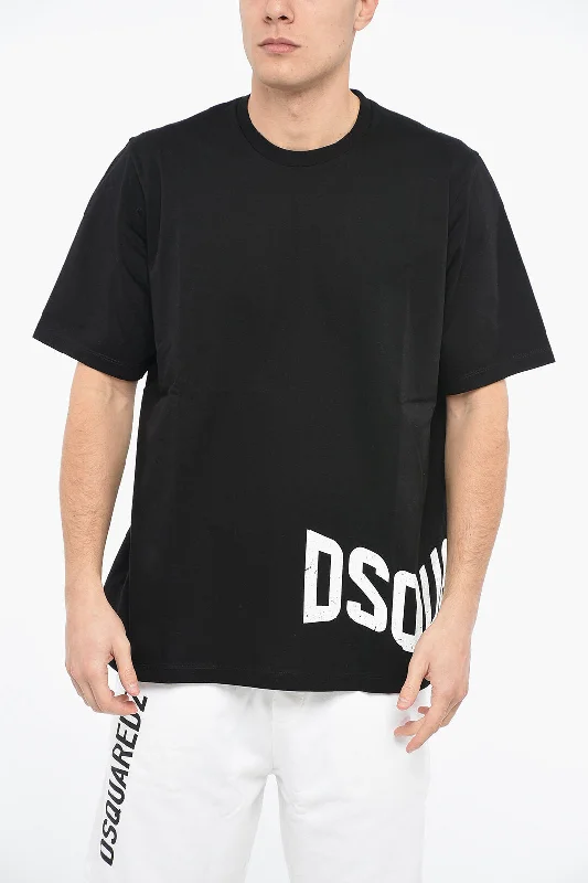 Dsquared2 SLOUCH T-shirt with Contrasting Logo Print