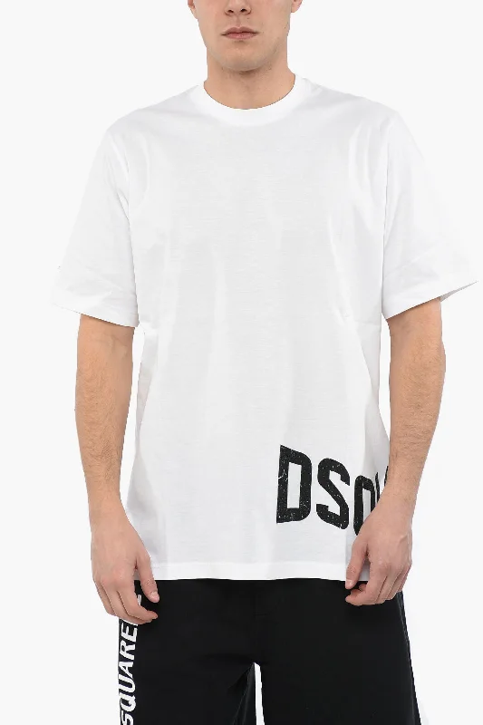 Dsquared2 SLOUCH T-shirt with Contrasting Logo Print