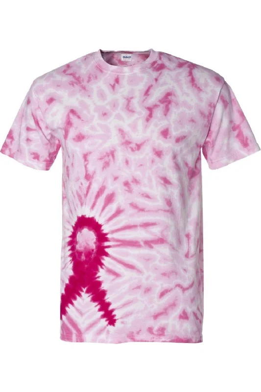 Value Deals Dyenomite Awareness Ribbon Tie-Dyed T-Shirt
