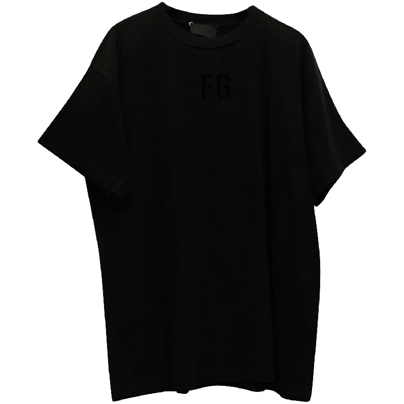 Price Drop Alert Fear Of God FG T-Shirt in Black Cotton