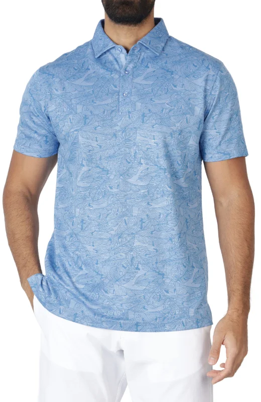 Floral Print Luxe Pique Polo