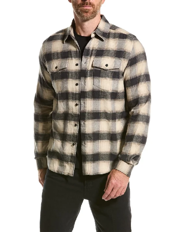 FRAME Denim Plaid Flannel Shirt