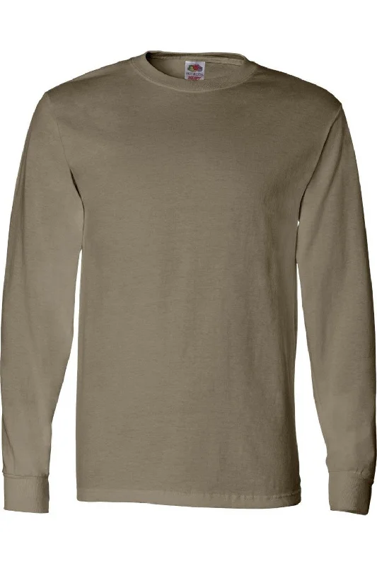 Shop the Weekend Away Fruit of the Loom HD Cotton Long Sleeve T-Shirt