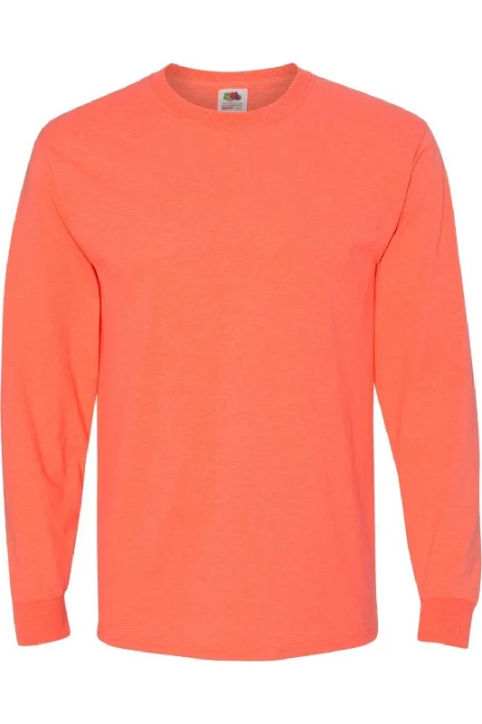 Value Deals Fruit of the Loom HD Cotton Long Sleeve T-Shirt