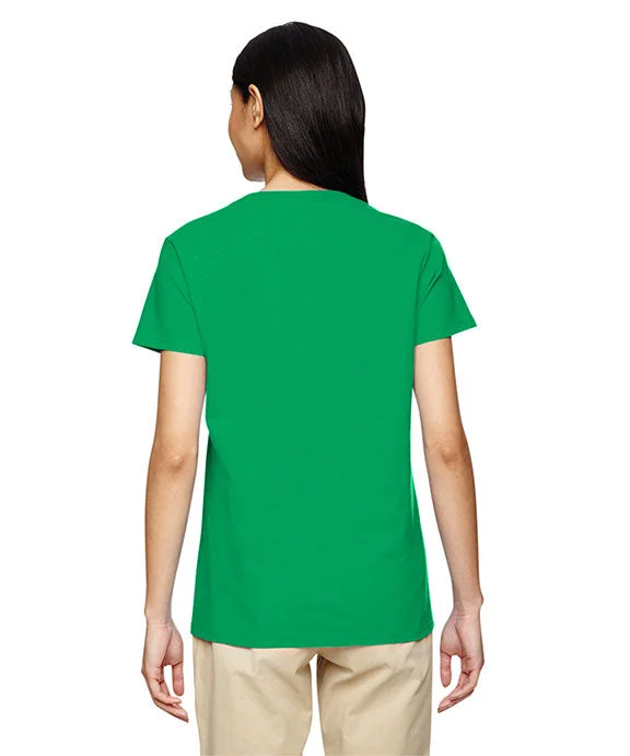 Weekend Savings Galore G500VL - Gildan Ladies Heavy Cotton 5.3 oz. V-Neck T-Shirt