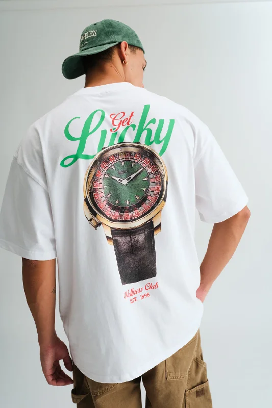 Major Deal Get Lucky Oversized T-shirt
