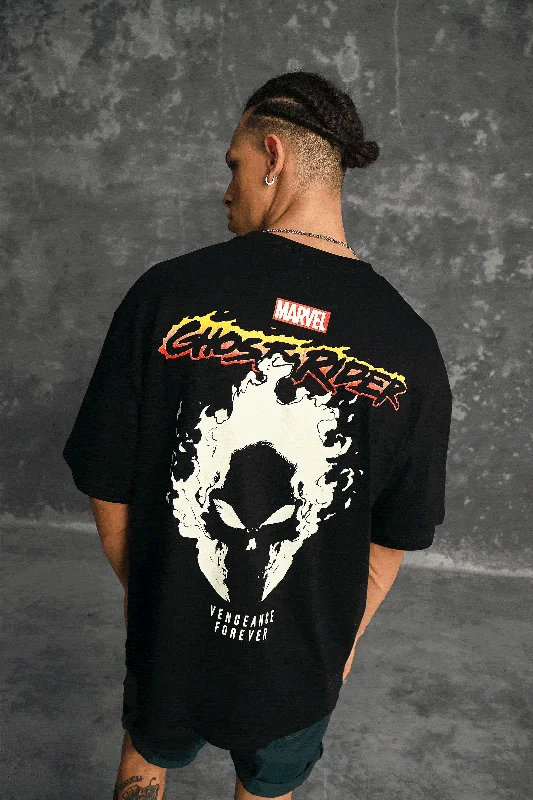 Special Price Ghost Rider Oversized T-shirt (Glow In Dark)