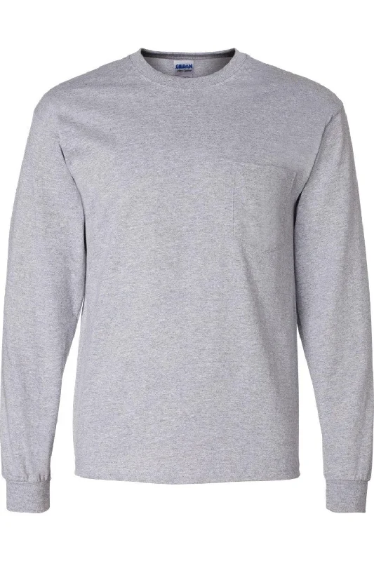 Today's Special Gildan Ultra Cotton Long Sleeve Pocket T-Shirt