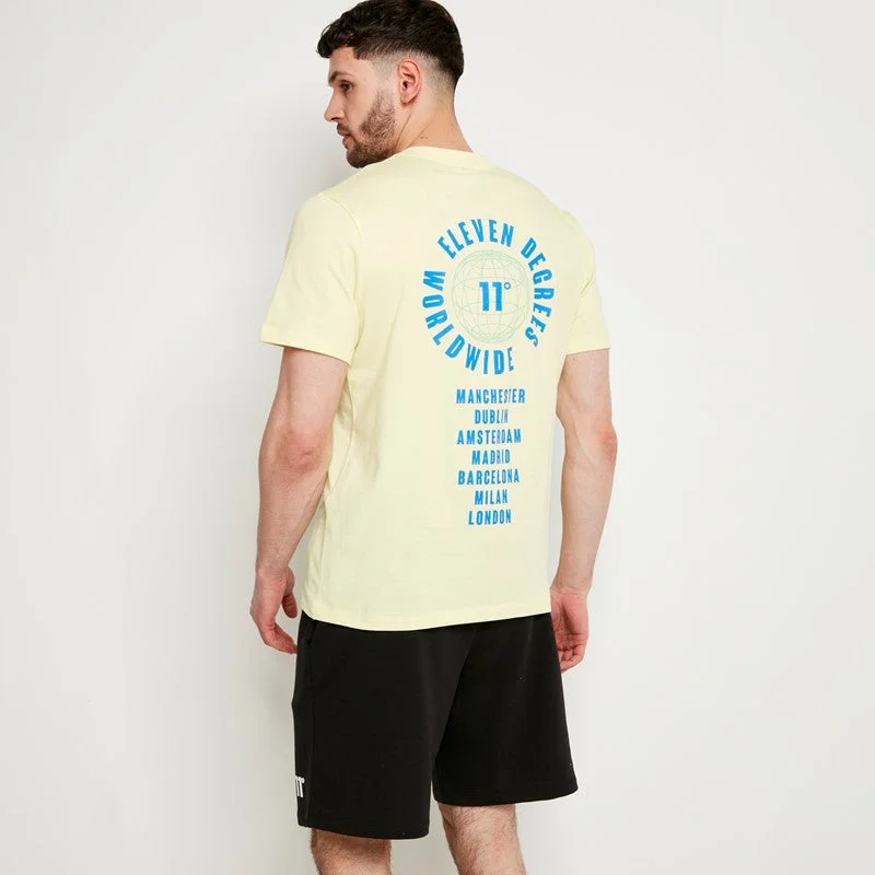 Deep Discounts Global Brand T-Shirt - Yellow Sherbet