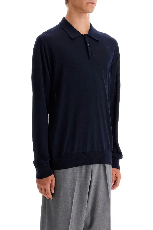 Golden Goose Long-Sleeved Wool Polo Shirt