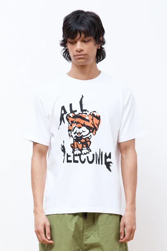 All Welcome Dog SS Tee White