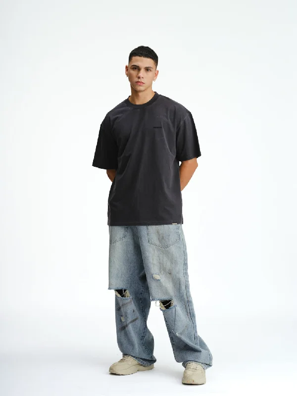 Weekend Specials to Snag Grey Signature Heavyweight Faded T-shirt