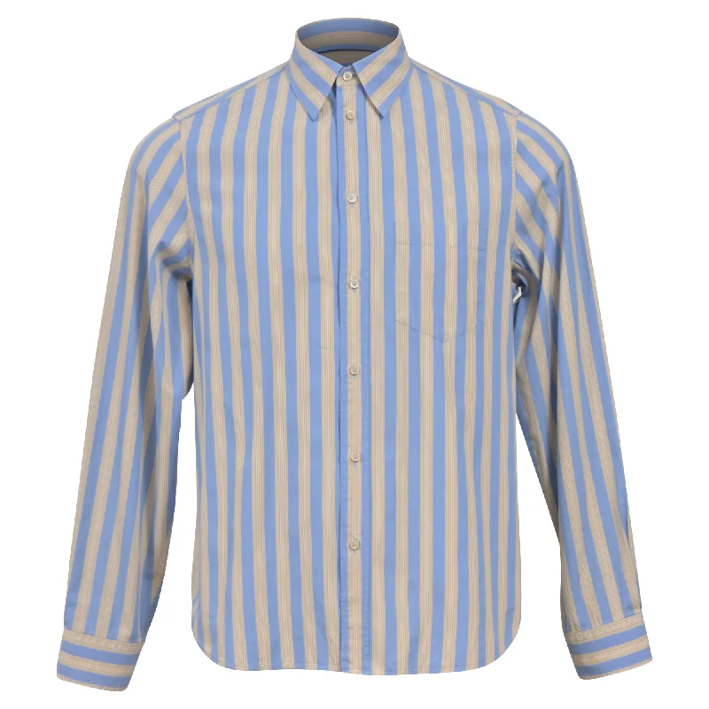Special Price Gucci Striped Long Sleeve Shirt in Multicolor Cotton
