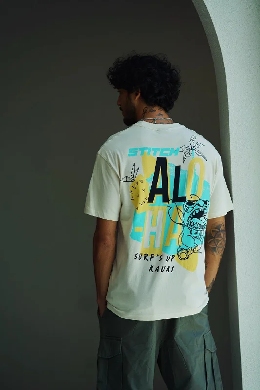 Weekend Bargains Just for You Hawaiian Stitch Oversized T-shirt