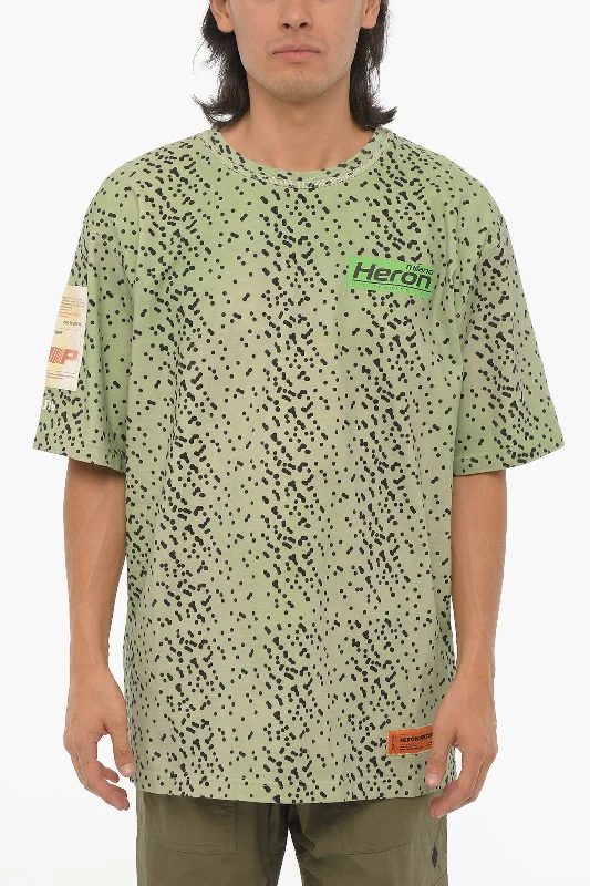 Heron Preston Gradient Effect Polka Dots Crew-neck T-shirt