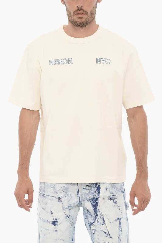 Heron Preston Printed Cotton Crew-Neck T-shirt