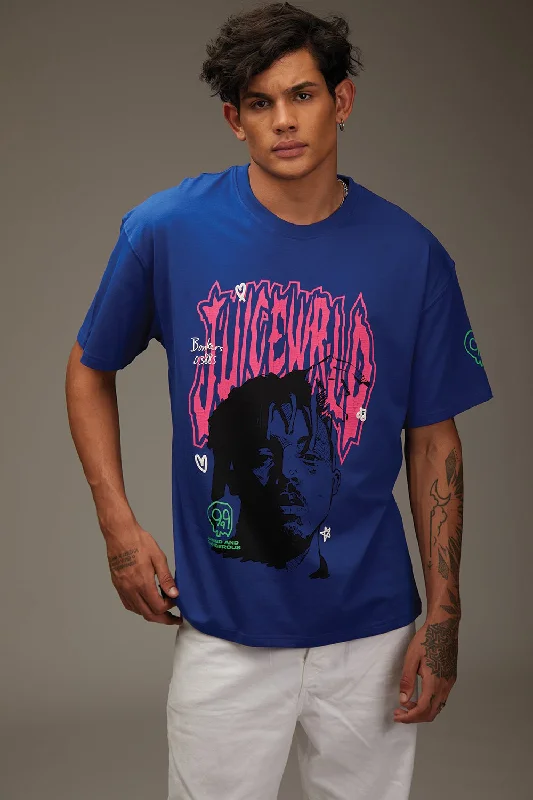 Time-Limited Offer Juice WRLD Crack Print Oversized T-shirt