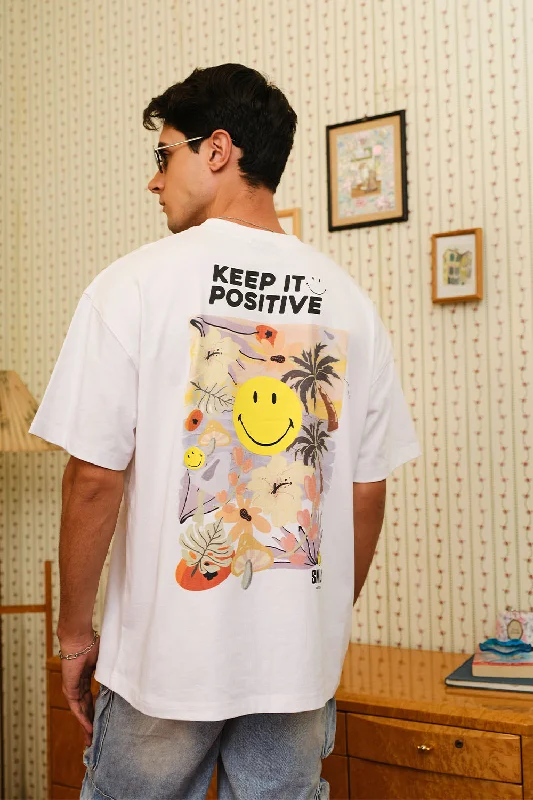 Weekend-Only Price Drops Keep It Positive Oversized T-shirt