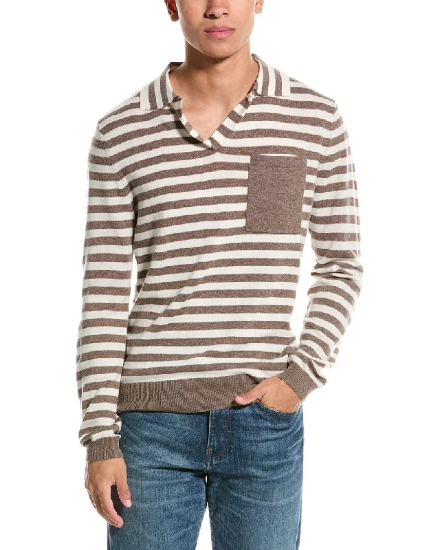 Deal Dash Kier+J Wool & Cashmere-Blend Polo Sweater