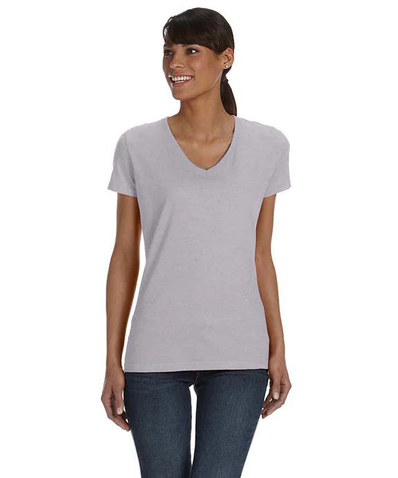 Weekend Specials to Grab L39VR - Fruit of the Loom Ladies HD Cotton™ V-Neck T-Shirt