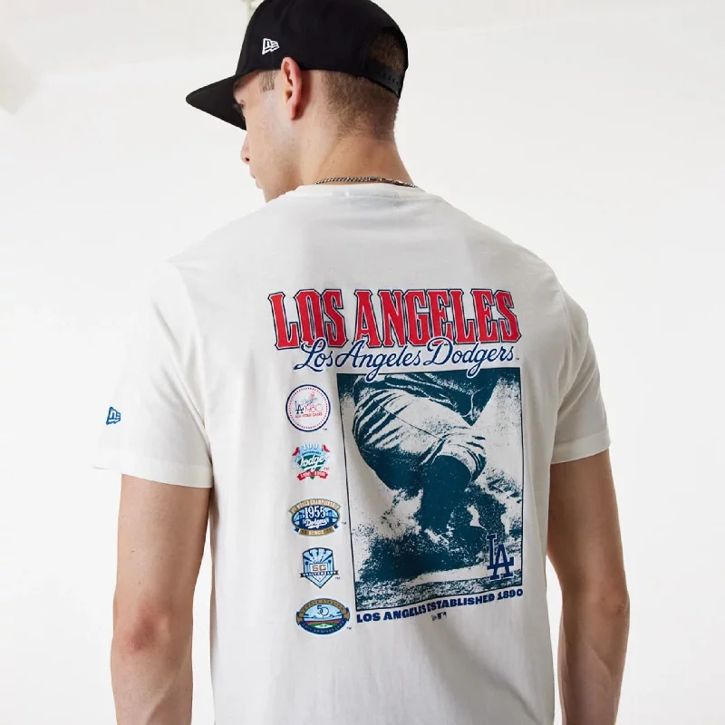 LA Dodgers MLB Team Graphic White T-Shirt