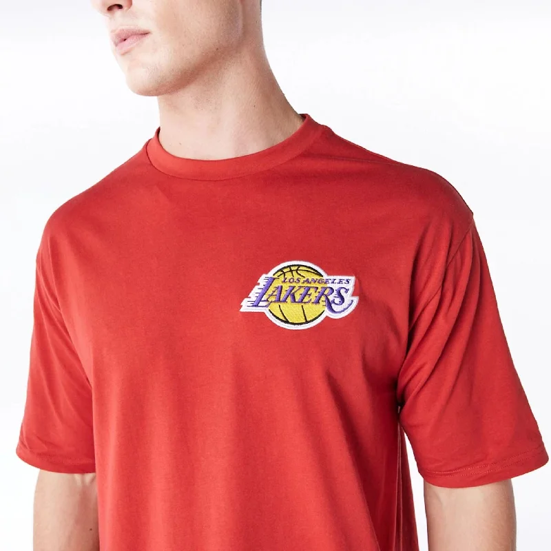 LA Lakers League Essential Red Oversized T-Shirt