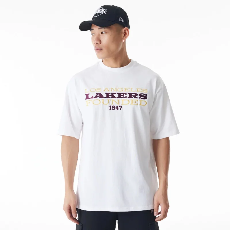 LA Lakers NBA Lifestyle White T-Shirt