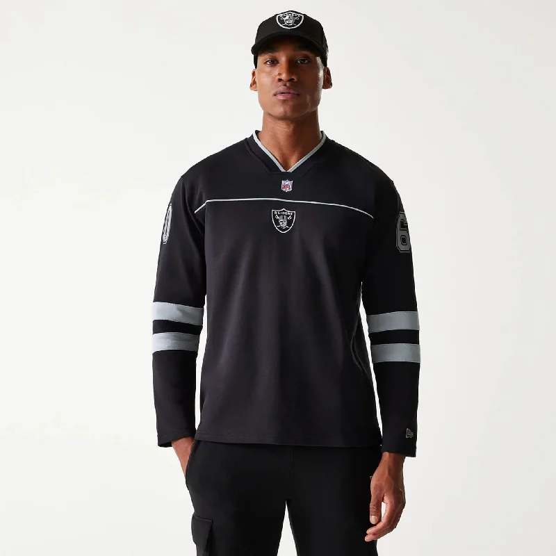 Las Vegas Raiders Korea Black Long Sleeve T-Shirt