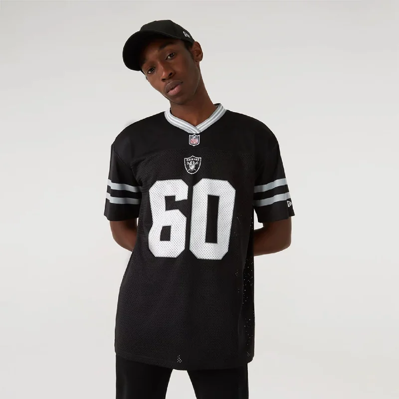 Las Vegas Raiders NFL Black Mesh T-Shirt