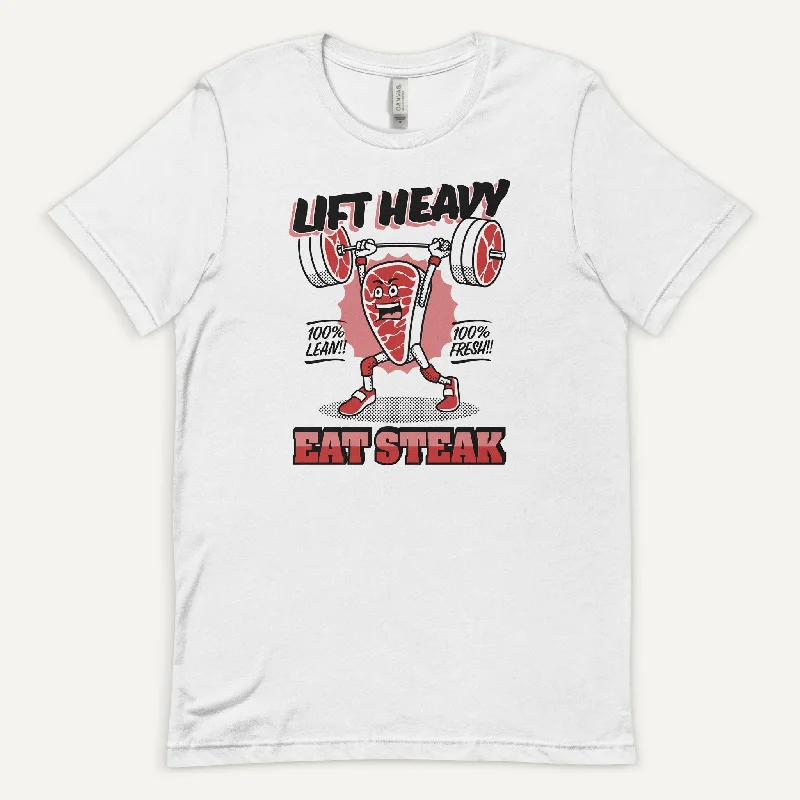 Lift Heavy Eat Steak Men’s Standard T-Shirt