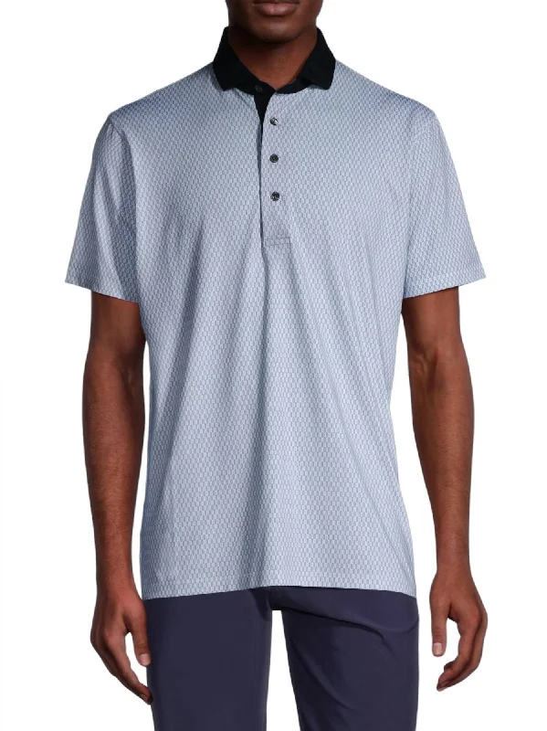 Weekend Savings Spectacle Long Tail Polo Shirt In Arctic