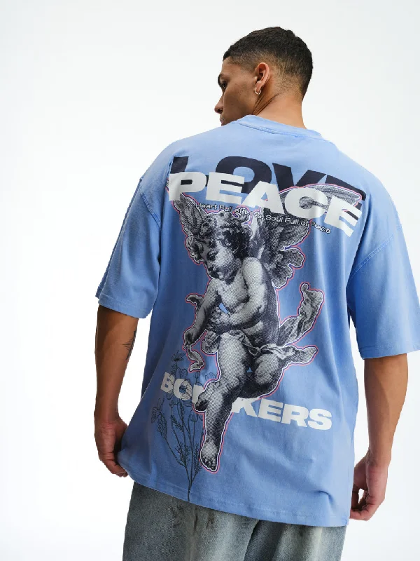 Weekend Offers That Sizzle Love And Peace Premium Oversized T-shirt