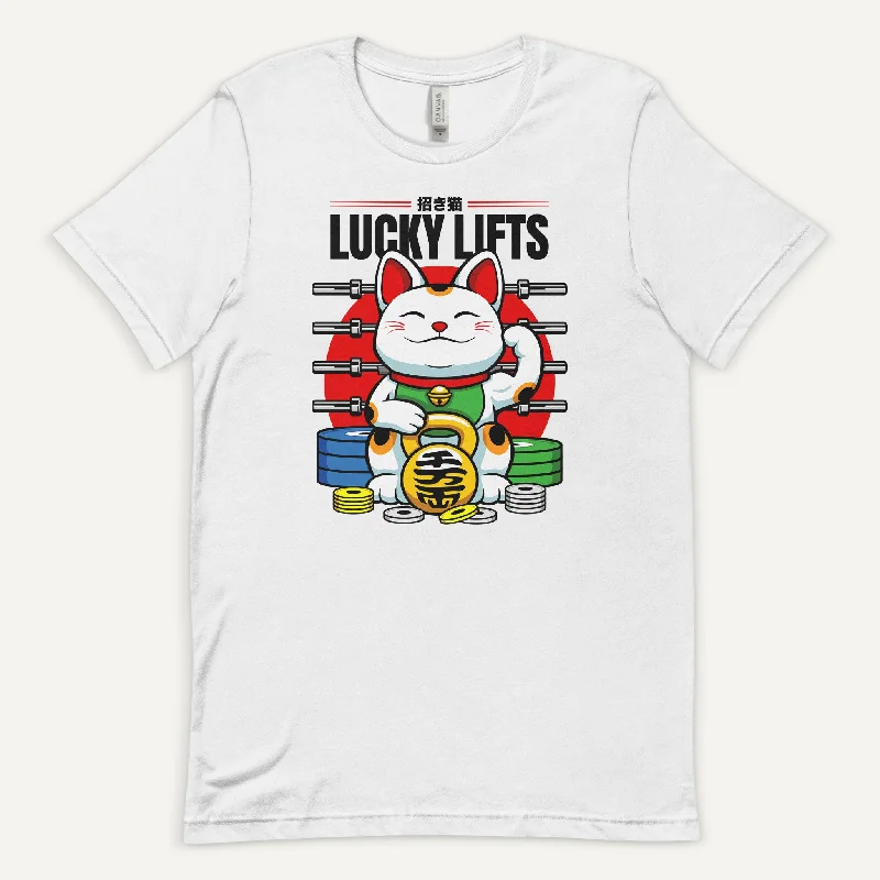 Lucky Cat Lucky Lifts Men’s Standard T-Shirt