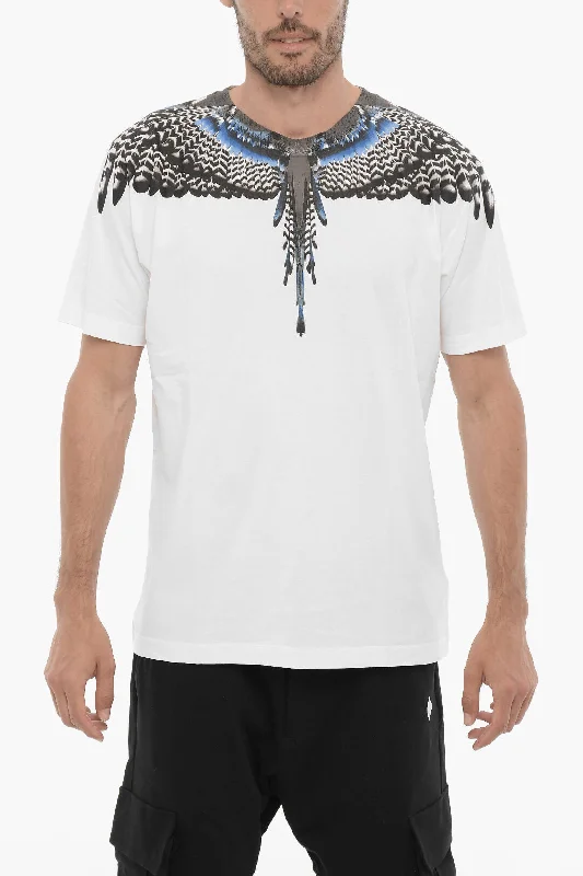 Marcelo Burlon Crew-Neck GRIZZLY WINGS T-shirt with Print