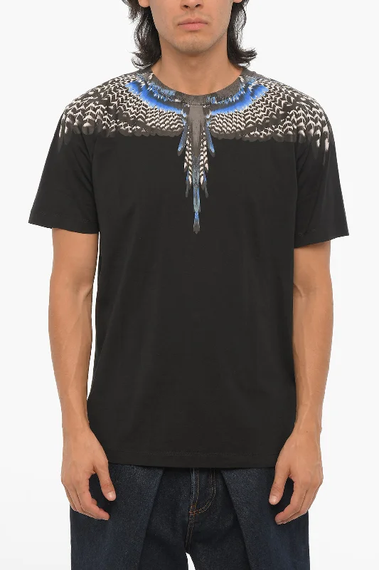 Marcelo Burlon Regular Fit GRIZZLY WINGS Crew-neck T-Shirt