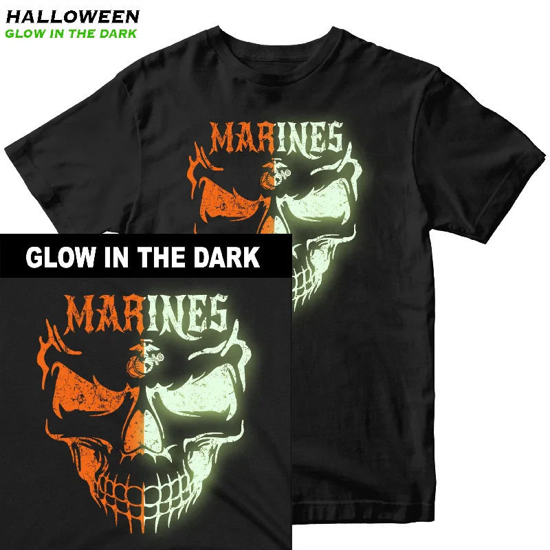 Major Savings Closeout Glow In The Dark Skull Tee